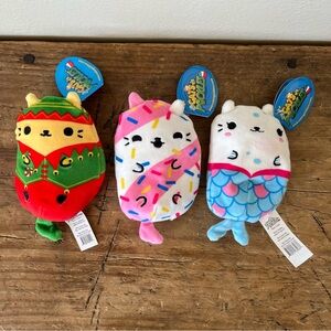 Cats vs. Pickles Bundle 4inch NWT Elfis Pawberry Twist Mer-Kitty